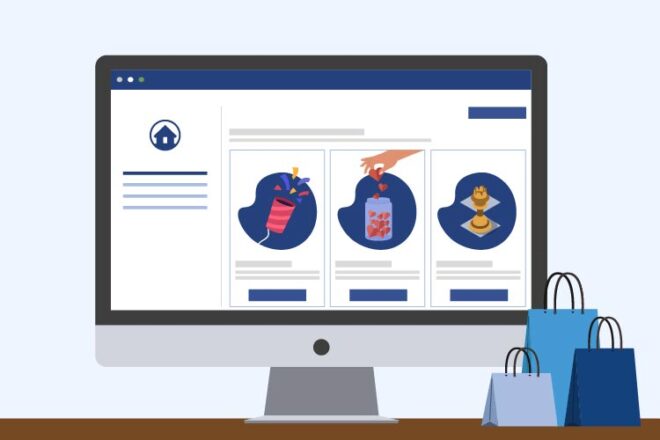Voorbeeld van een schoolwebshop voor inzamelacties en schoolactiviteiten